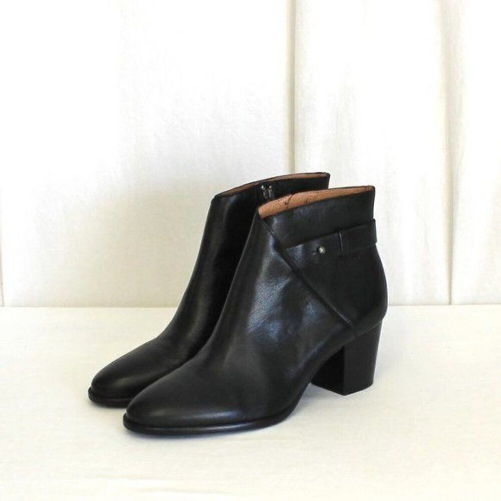 Madewell The Kelci Heeled Boot Black AA190 Size 9H